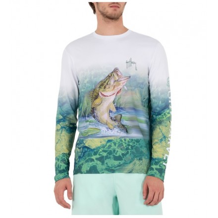Camiseta Guy Harvey UPF 50 Perfomance Camo River Light Realtree Camiseta Guy Harvey UPF 50 Perfomance Camo River Light Realtree