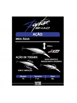 Señuelo Marine Sports Raptor Shad 7cm