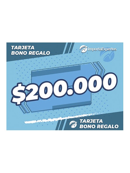 Tarjeta de regalo virtual redimible para compras en línea