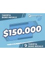 Tarjeta de regalo virtual redimible para compras en línea