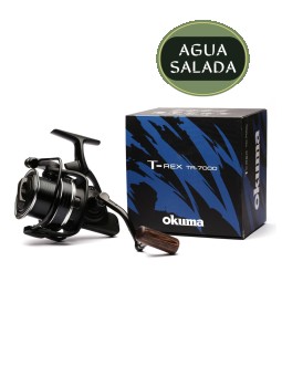 Carrete Okuma T-Rex Spinning 6+1 Balineras