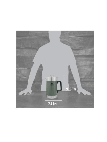 Cafetera de Prensa Francesa Stanley Classic Stay Hot French Press 48oz  (1.42 Lts)