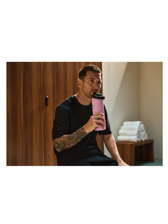 Termo MESSI X STANLEY 1913 Iceflow Flip Straw Lid
