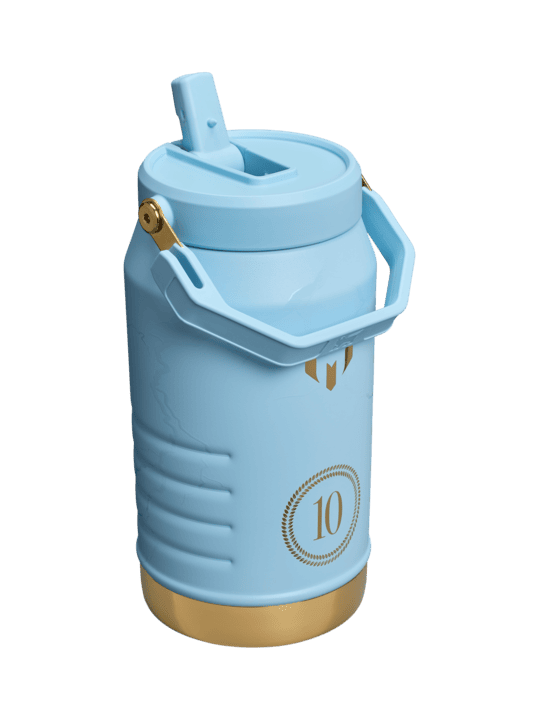 Termo MESSI X STANLEY 1913 Iceflow Flip Straw Jug