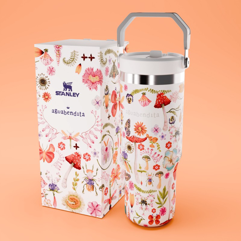 Termo Stanley x Agua Bendita IceFlow Flip Straw Tumbler 2.0