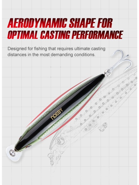 Noeby NBL9047 Casting & Trolling Minnow Noeby NBL9047 Casting & Trolling Minnow