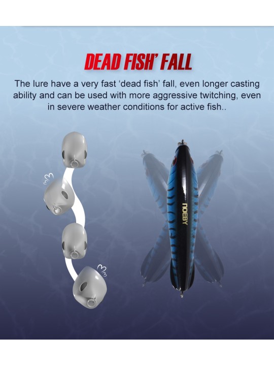 Noeby NBL9068 Dead Fish Stickbait