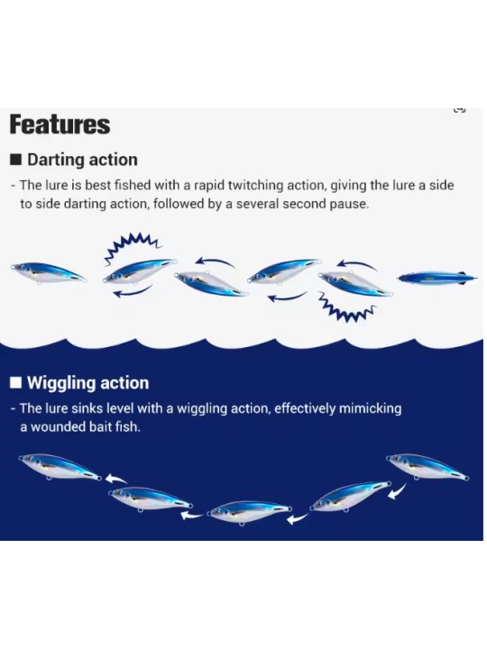 Noeby NBL9540 Sticky Shad Distance Casting Stickbait Noeby NBL9540 Sticky Shad Distance Casting Stickbait