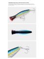 Noeby NBL9741CA Explosion Fishbone Popper Noeby NBL9741CA Explosion Fishbone Popper