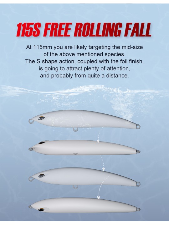 Noeby NBL9493 Saltwater Sinking Pencil