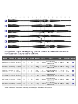 Caña Noeby Leisure X5 Boat Casting