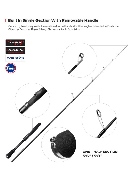 Caña Noeby Beast Float Tube Spinning Caña Noeby Beast Float Tube Spinning