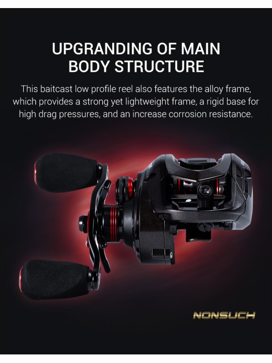 Carrete Noeby Nonsuch PRO Casting 11+1 Balineras