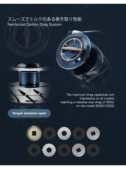 Carrete Noeby Infinite SW Spinning