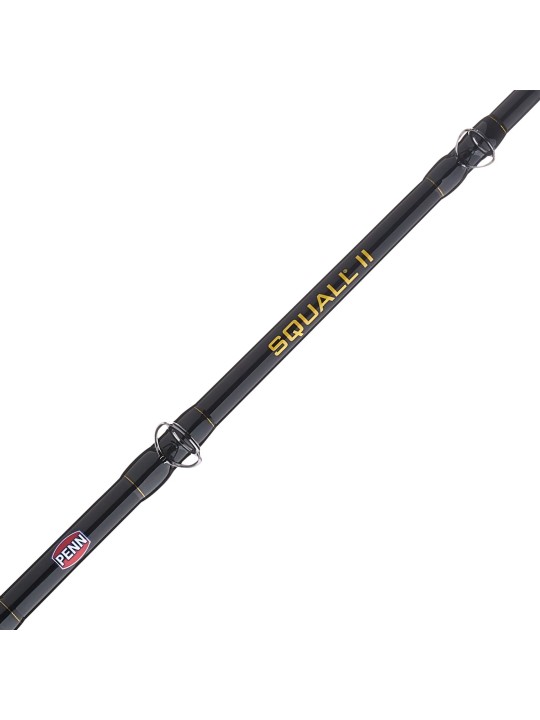 Combo Penn Squall II Lever Drag Convencional 5 Balineras