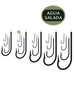 Anzuelo Eagle Claw Classic Kirby Sea