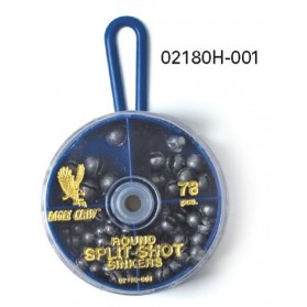Surtido Plomadas Eagle Claw Round Split-Shot 02180H-001 - PAQx78