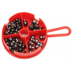 Surtido Plomadas Eagle Claw Split-Shot Sinker Removibles 02180H-008 PAQx78