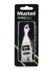 Big Eye Bucktail 20g Preto/Prata 5/0 - Isca Para Pesca Mustad