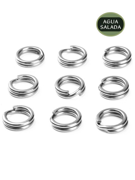 Argollas Mustad  MA111 Saltism Snap Split Rings
