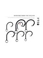 Anzuelo Mustad R39943NP Ringed Demon Offset Circle 4X Strong PAQx6