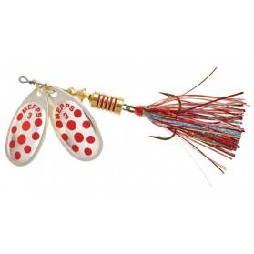 Cuchara Mepps Double Blade Aglia Flashabou