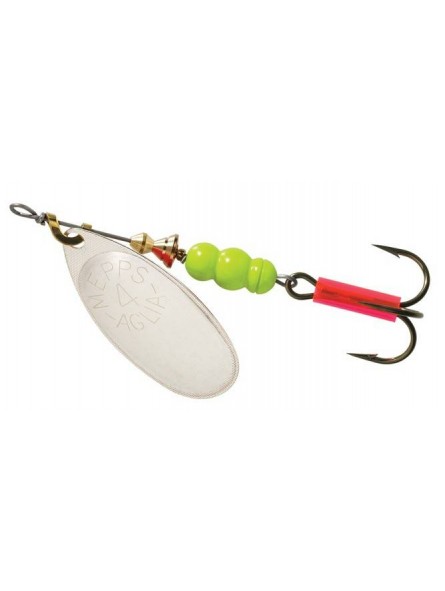 Fluorescent Chartreuse Body - Silver Blade